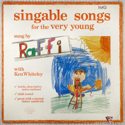 Raffi – Singable Songs For The Very Young vinyl record front cover