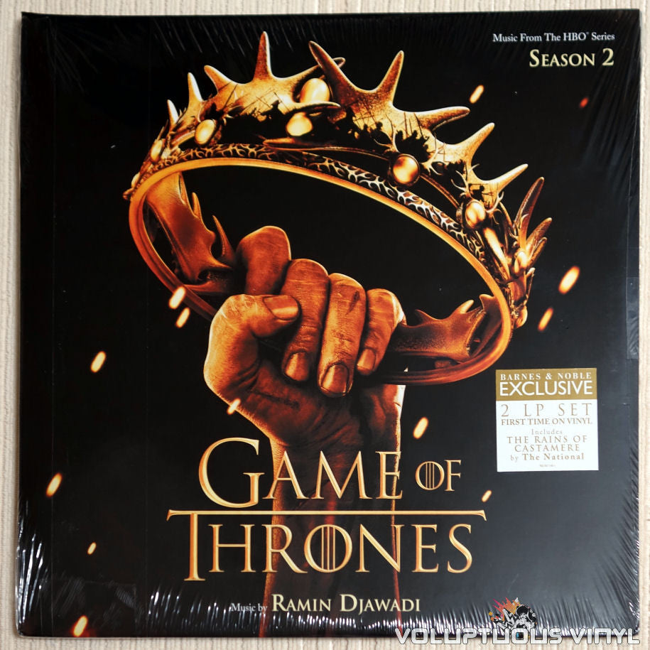 Ramin Djawadi ‎– Game of Thrones Season 2 - Vinyl Record - Front Cover