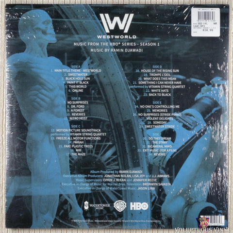 Ramin Djawadi – Westworld (Music From The HBO® Series - Season 1) vinyl record back cover