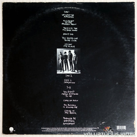 Ramones ‎– Pleasant Dreams - Vinyl Record - Back Cover
