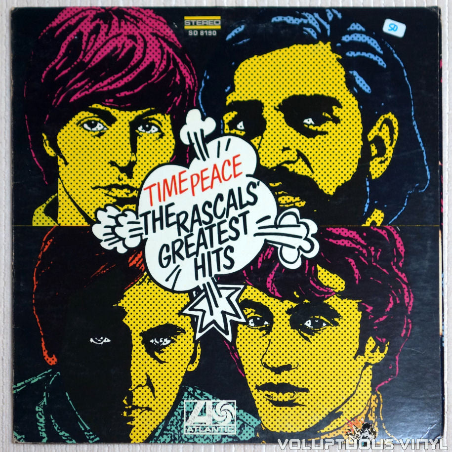The Rascals ‎– Time Peace: The Rascals' Greatest Hits - Vinyl Record - Front Cover