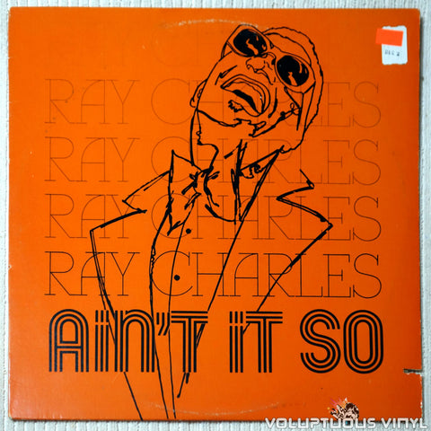 Ray Charles ‎– Ain't It So - Vinyl Record - Front Cover