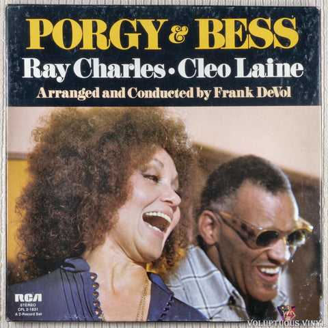 Ray Charles & Cleo Laine – Porgy & Bess vinyl record front cover