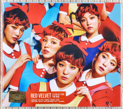 Red Velvet – The Red CD back cover