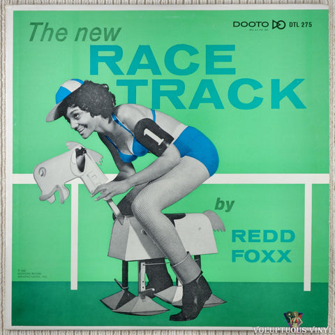Redd Foxx ‎– The New Race Track vinyl record front cover