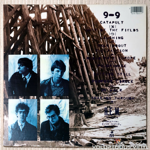 R.E.M. ‎– Murmur - Vinyl Record - Back Cover