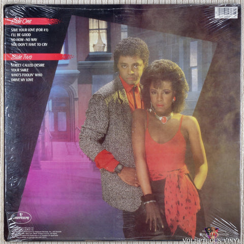 René & Angela ‎– Street Called Desire vinyl record back cover