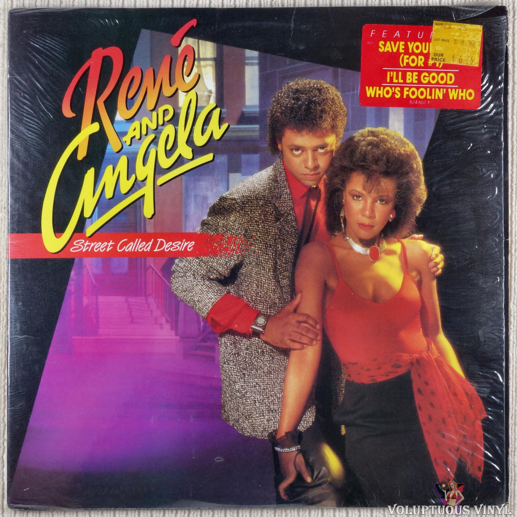 René & Angela ‎– Street Called Desire vinyl record front cover