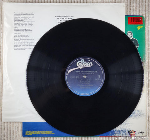 REO Speedwagon ‎– Life As We Know It vinyl record