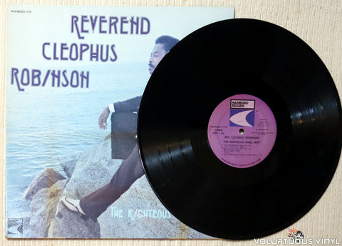 Reverend Cleophus Robinson ‎– The Righteous Shall Win vinyl record