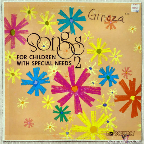 Richard Robinson, William Reeve ‎– Songs For Children With Special Needs (Album 2) vinyl record front cover