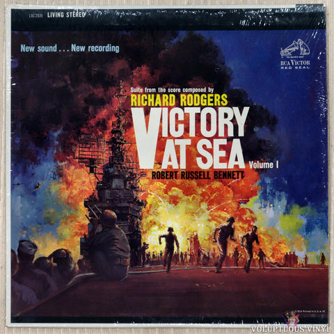 Richard Rodgers, Robert Russell Bennett ‎– Victory At Sea Volume 1 vinyl record front cover