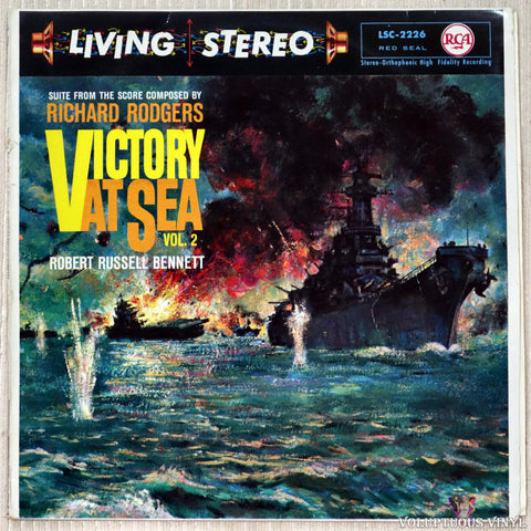 Richard Rodgers, Robert Russell Bennett ‎– Victory At Sea Vol. 2 vinyl record front cover