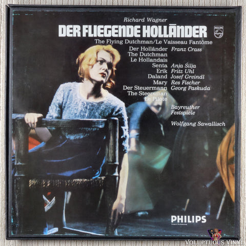 Richard Wagner; Wolfgang Sawallisch – Der Fliegende Holländer vinyl record back cover