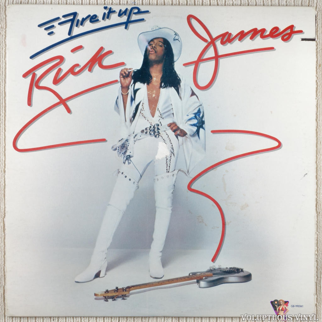 Rick James – Fire It Up vinyl record front cover