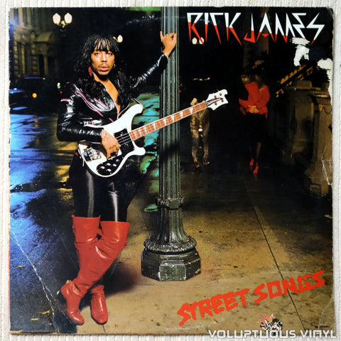 Rick James ‎– Street Songs vinyl record front cover