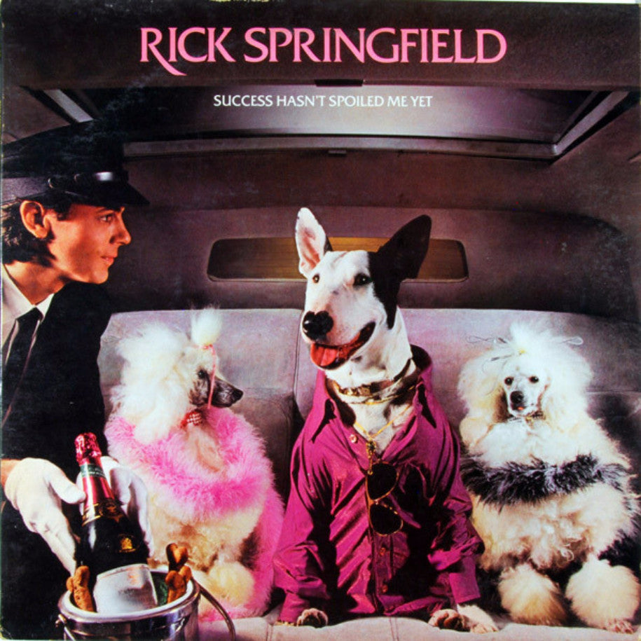 Rick Springfield ‎– Success Hasn't Spoiled Me Yet - Vinyl Record - Front Cover