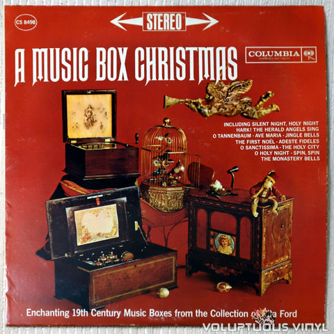 Rita Ford's Music Boxes ‎– A Music Box Christmas vinyl record front cover