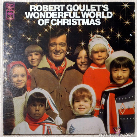 Robert Goulet ‎– Robert Goulet's Wonderful World Of Christmas vinyl record front cover