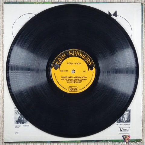 Robert Hardy And The Famous Theatre Company With The Hollywood Studio Orchestra – Robin Hood vinyl record 