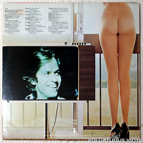 Robert Palmer ‎– Pressure Drop vinyl record back cover