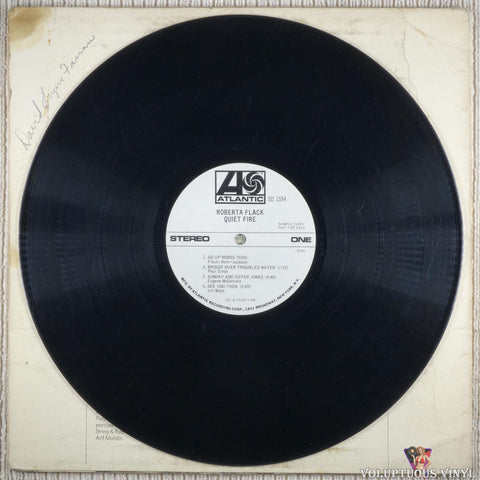 Roberta Flack – Quiet Fire vinyl record