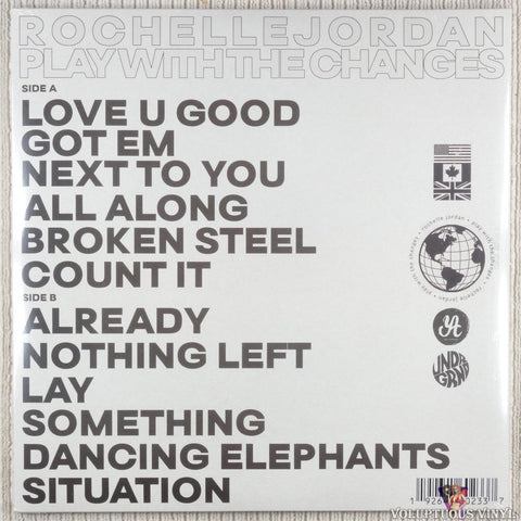 Rochelle Jordan – Play With The Changes vinyl record back cover