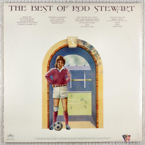 Rod Stewart – The Best Of Rod Stewart vinyl record back cover