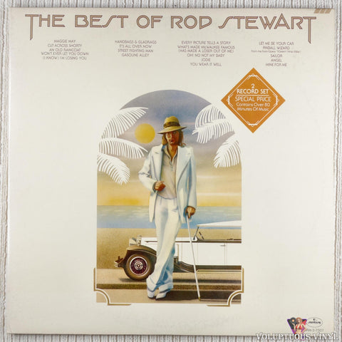 Rod Stewart – The Best Of Rod Stewart vinyl record front cover