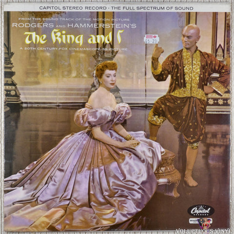 Rodgers And Hammerstein ‎– The King And I vinyl record front cover