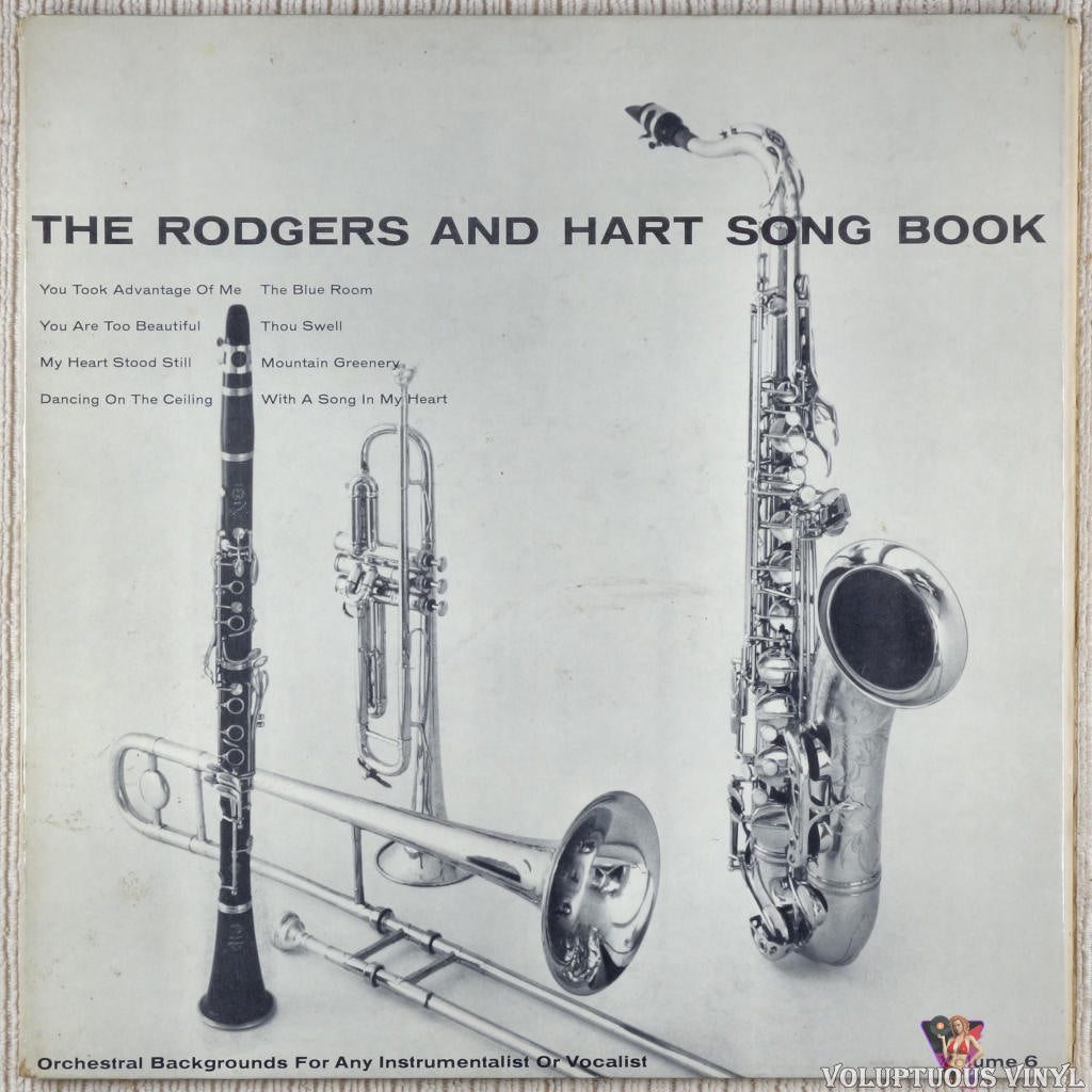 Rodgers & Hart ‎– The Rodgers And Hart Song Book Volume 6 vinyl record front cover