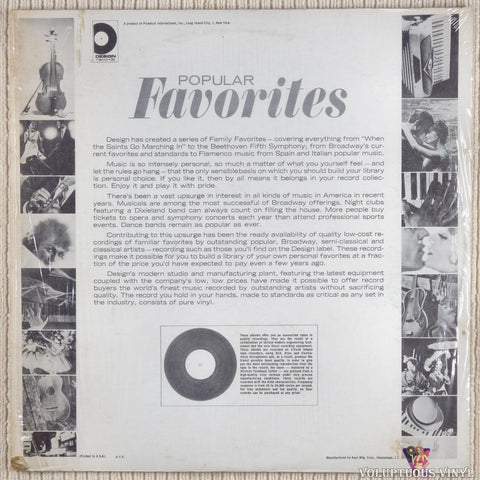 Roger Dewey ‎– Ballad Of The Green Berets & Songs Of America's Fighting Men vinyl record back cover