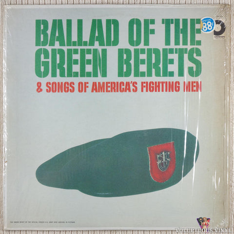 Roger Dewey ‎– Ballad Of The Green Berets & Songs Of America's Fighting Men vinyl record front cover