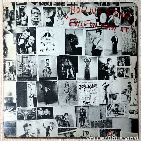 The Rolling Stones ‎– Exile On Main St. vinyl record front cover