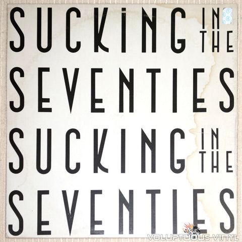 The Rolling Stones ‎– Sucking In The Seventies - Vinyl Record - Back Cover