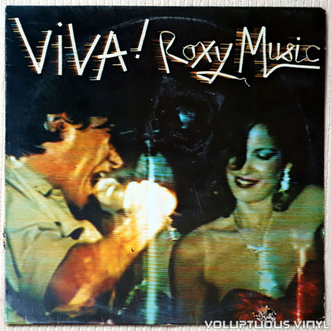Roxy Music ‎– Viva ! The Live Roxy Music Album - Vinyl Record - Front Cover