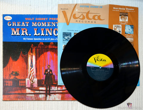 Royal Dano ‎– Great Moments With Mr. Lincoln vinyl record