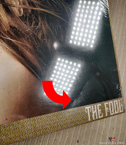 Ryn Weaver – The Fool vinyl record front cover bottom right corner