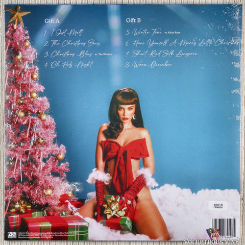 Sabrina Claudio – Christmas Blues vinyl record back cover
