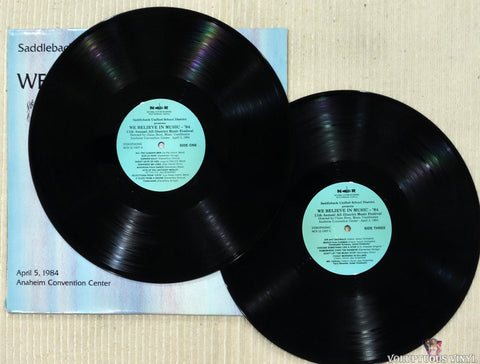 Saddleback Unified School District ‎– We Believe In Music - '84: 11th Annual All-District Music Festival vinyl record