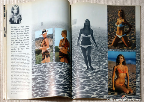 SAGA - September 1970 - Barbara Bouchet Bikini
