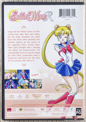 Sailor Moon R: Season 2 Part 1 DVD back cover