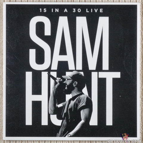 Sam Hunt ‎– 15 in a 30 Live vinyl record front cover