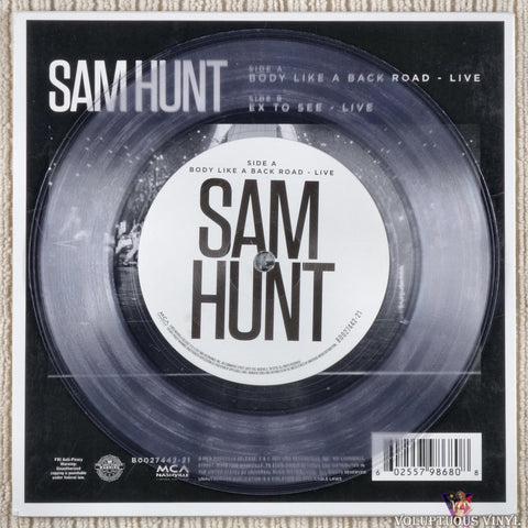 Sam Hunt ‎– 15 in a 30 Live vinyl record 