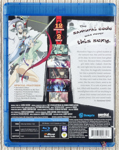 Samurai Girls: Complete Collection Blu-ray back cover