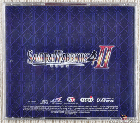 Unknown Artist – Samurai Warriors 4-II - Original Soundtrack CD back cover