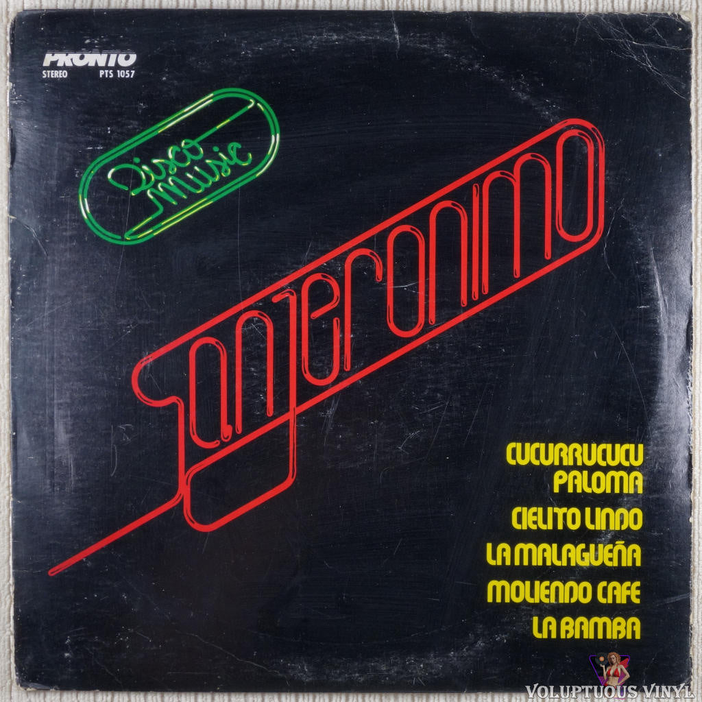 San Jeronimo ‎– Disco Music vinyl record front cover