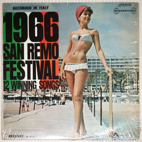 San Remo Festival 1966: 12 Winning Songs - Vinyl Record - Front Cover Bikini Babe