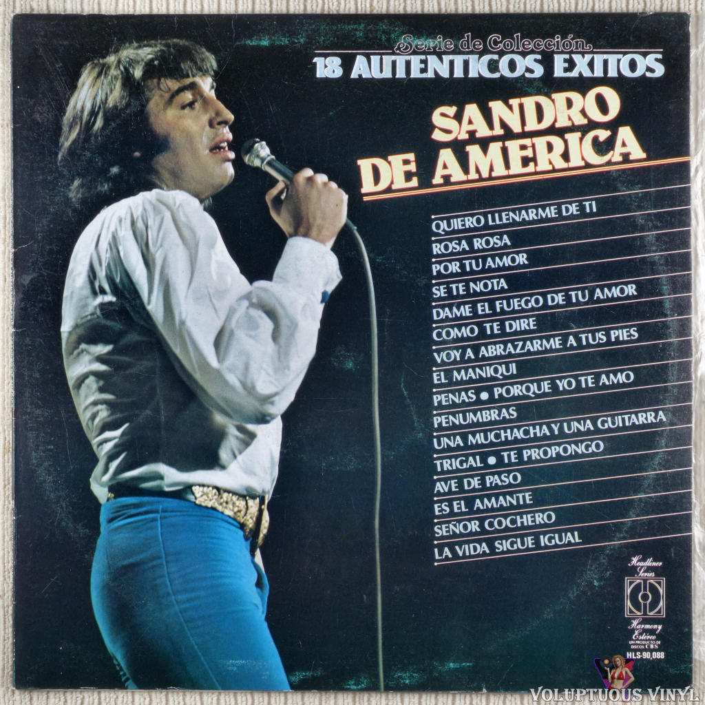 Sandro – 18 Auténticos Éxitos vinyl record front cover