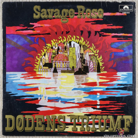 Savage Rose ‎– Dødens Triumf vinyl record front cover